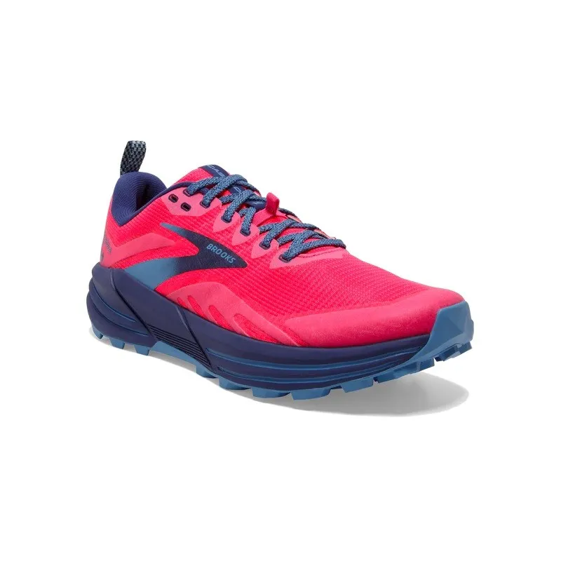 Brooks CASCADIA 16 Scarpe Trail Donna Pink/Flambe/Cobalt