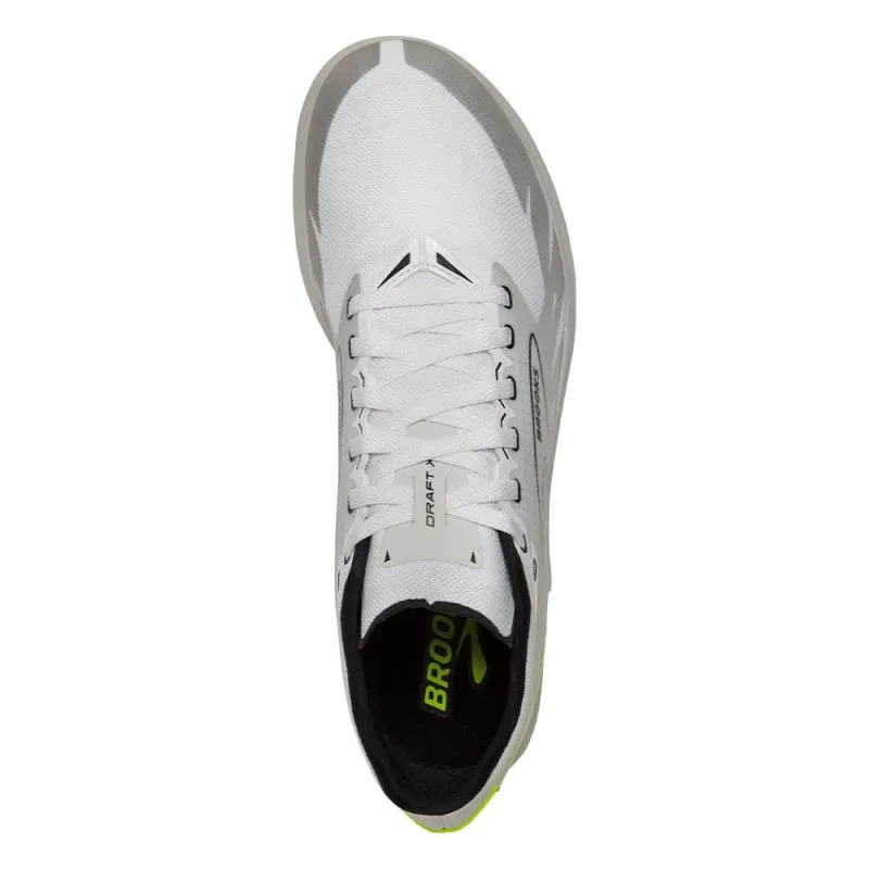 Brooks Draft Xc Bianco Nero - Scarpe Running Uomo