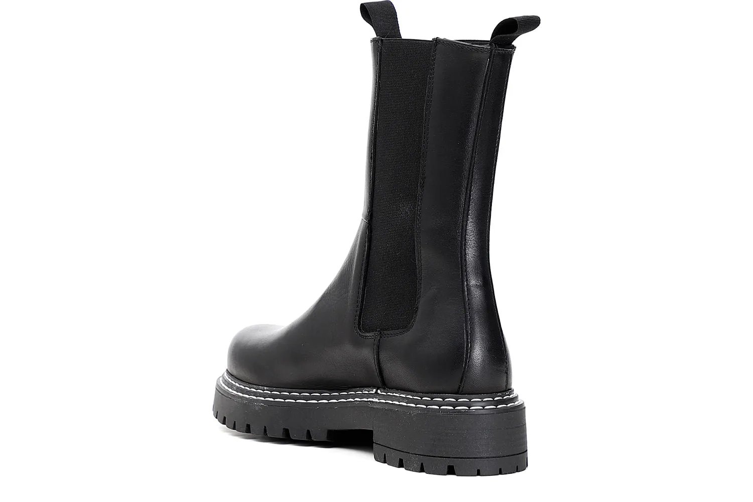 CafèNoir donna beatles alti in pelle nera