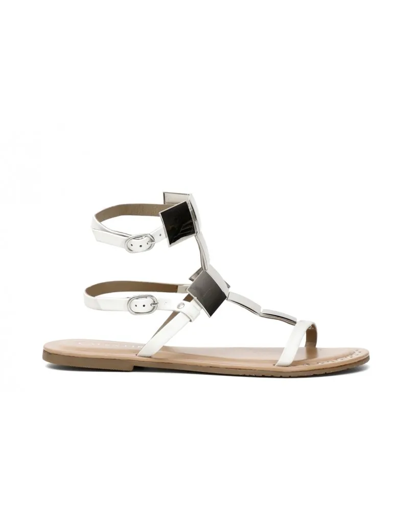 CAFèNOIR GL1020 Sandalo scarpe tacco basso pelle donna gioiello