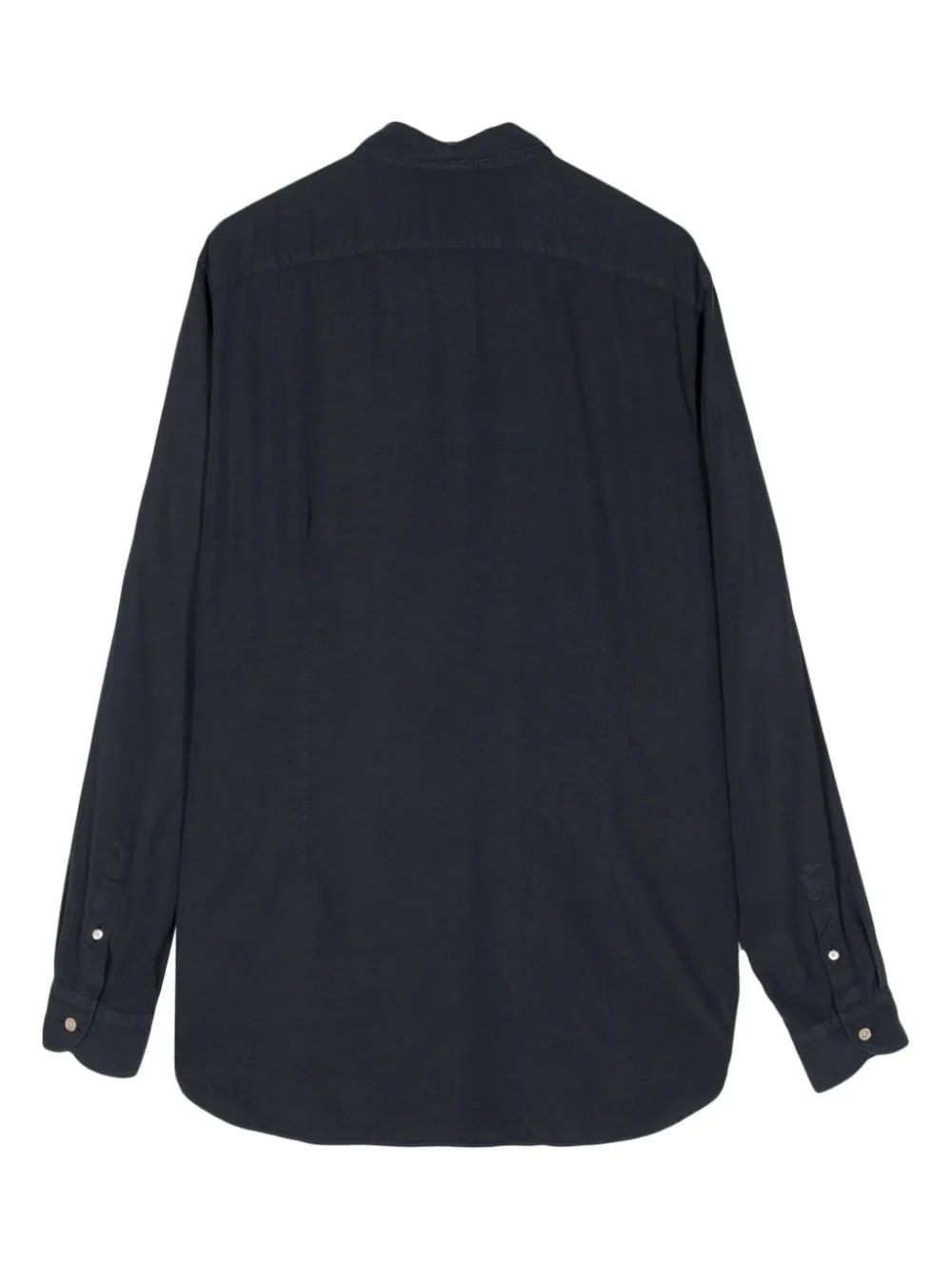 Camicia con colletto ampio in blu di Boglioli - uomo