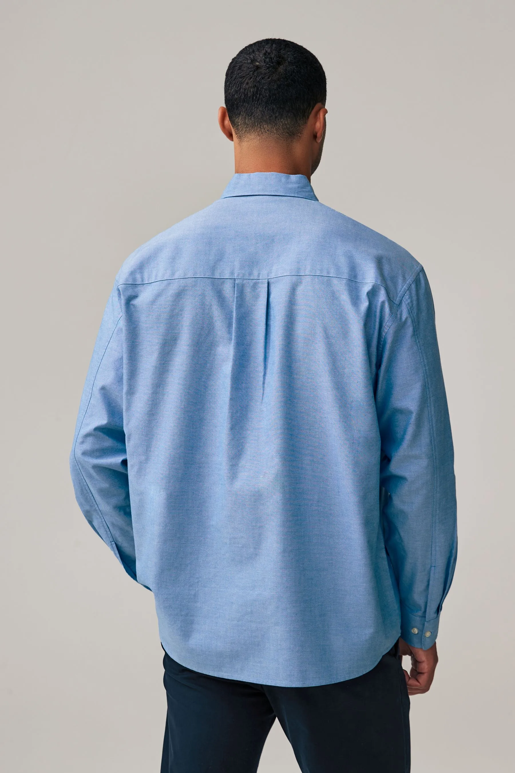 Camicia Manica lunga Oxford comoda