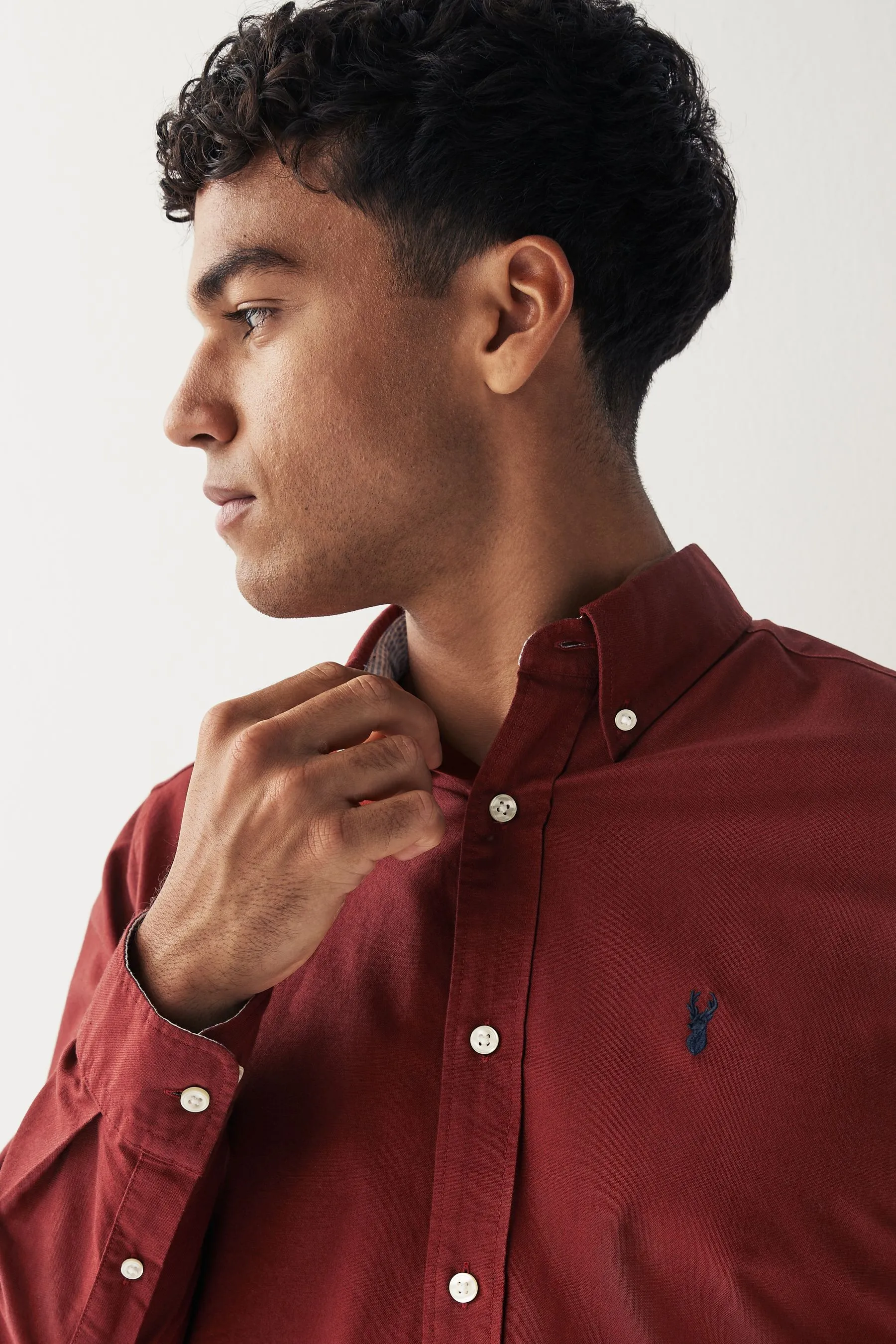Camicia Oxford a maniche lunghe
