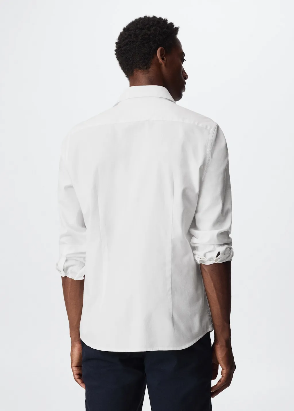 Camicia slim fit tessuto oxford