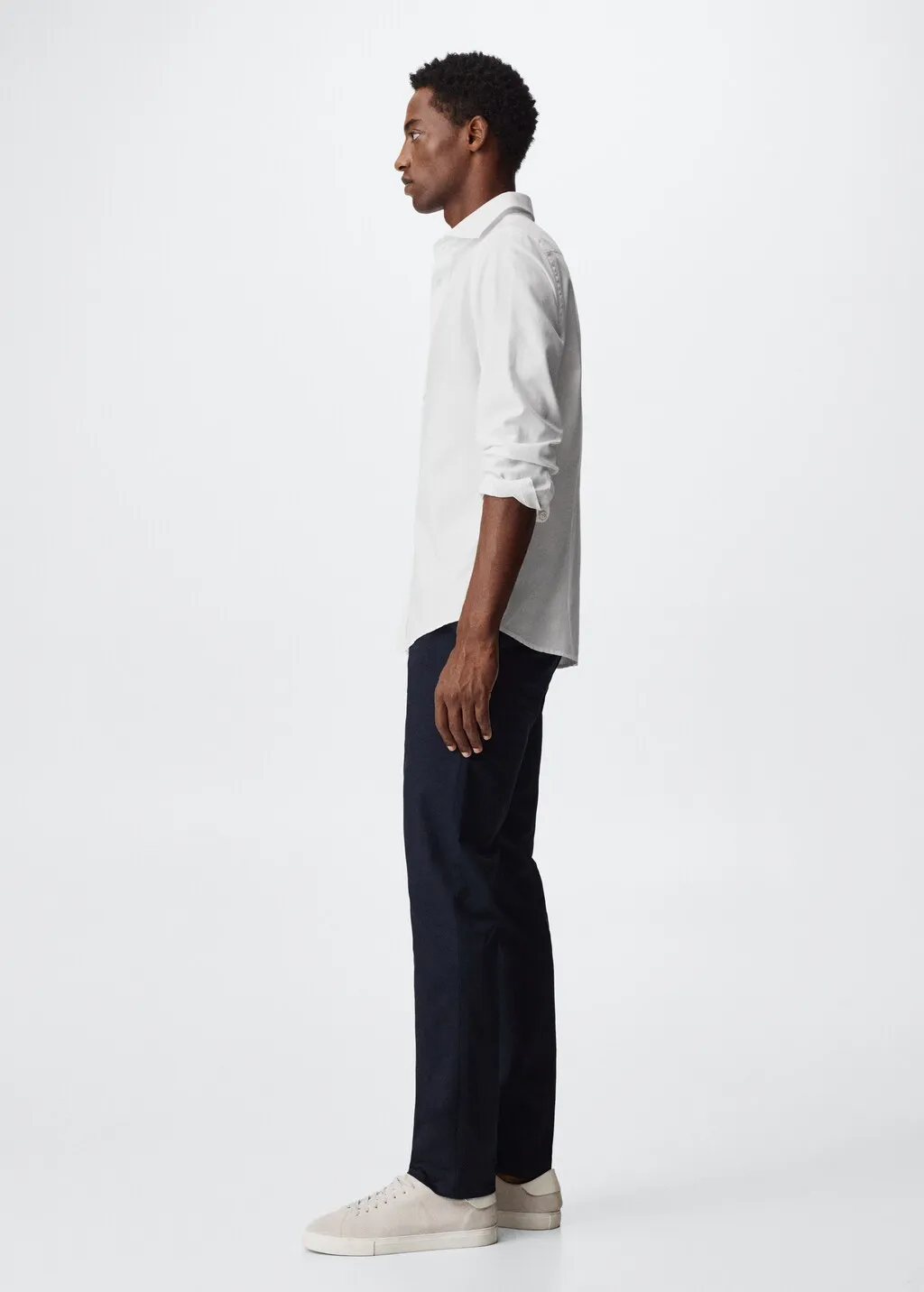 Camicia slim fit tessuto oxford
