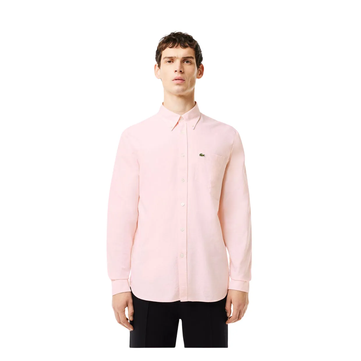Camicia Uomo Lacoste Oxford Rosa