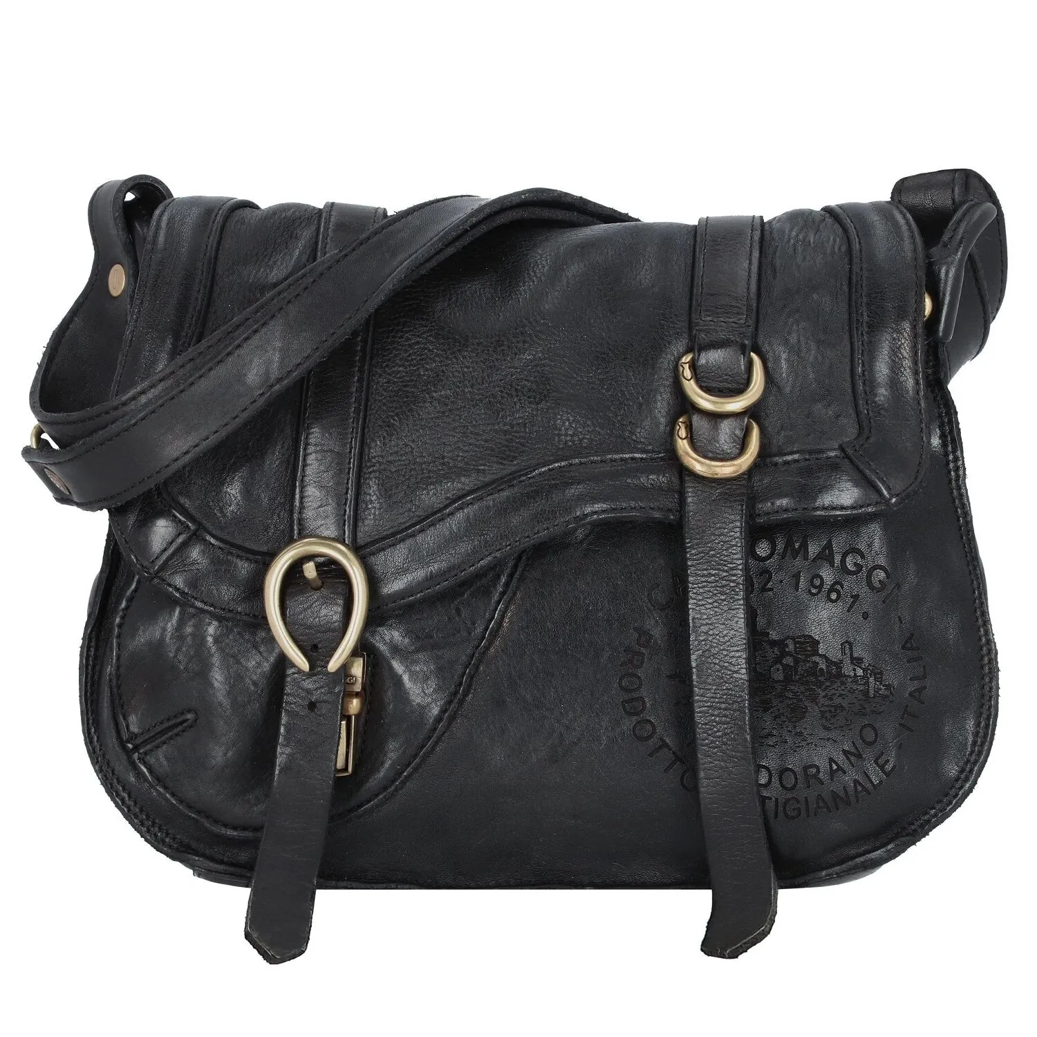 Campomaggi Borsa a tracolla in pelle 29 cm