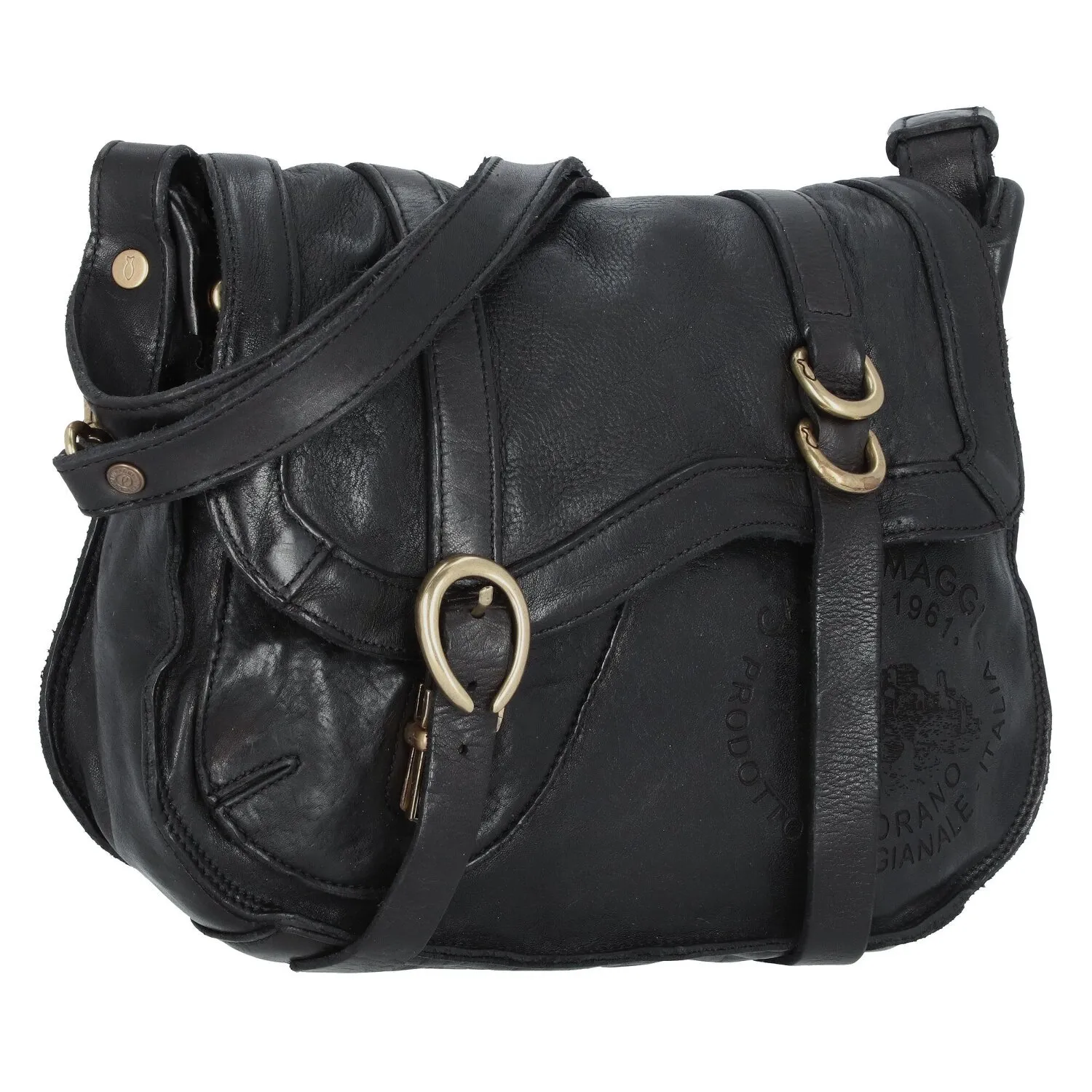 Campomaggi Borsa a tracolla in pelle 29 cm