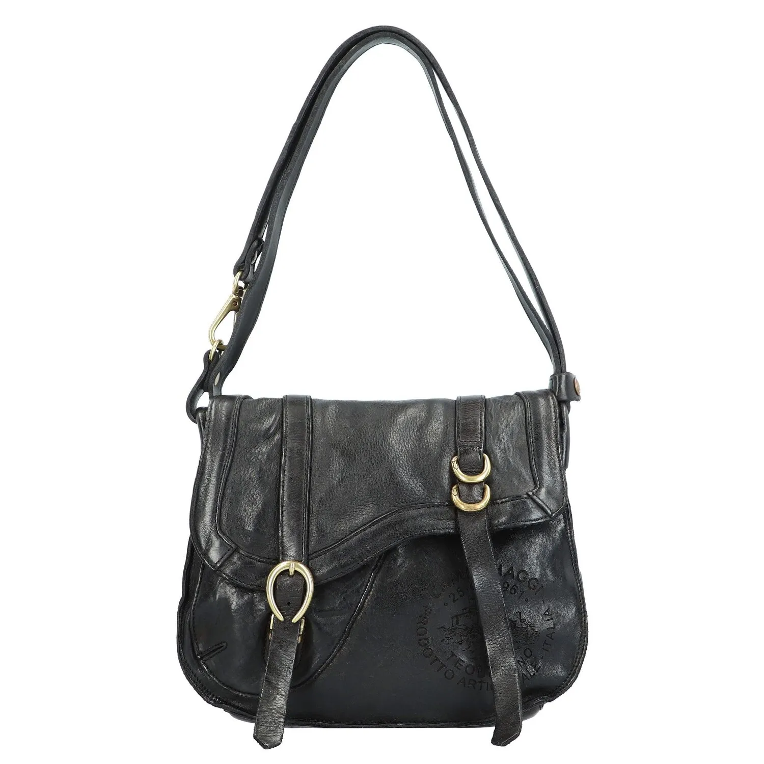 Campomaggi Borsa a tracolla in pelle 29 cm
