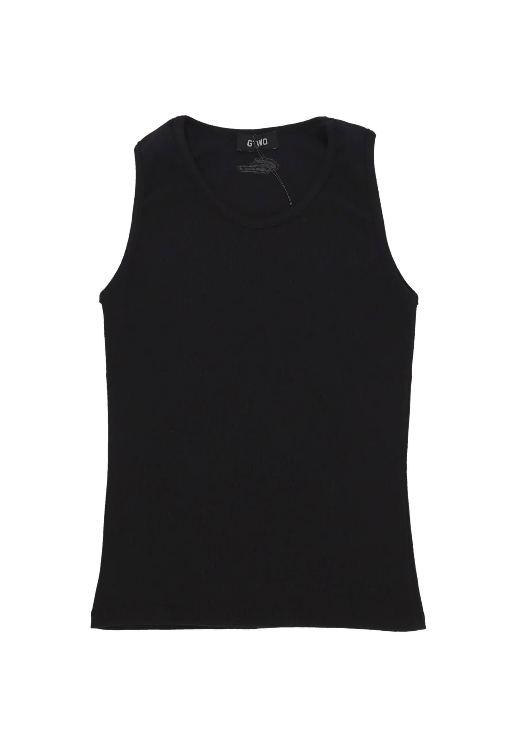 Canotta Uomo Embroidered Logo Tank Black
