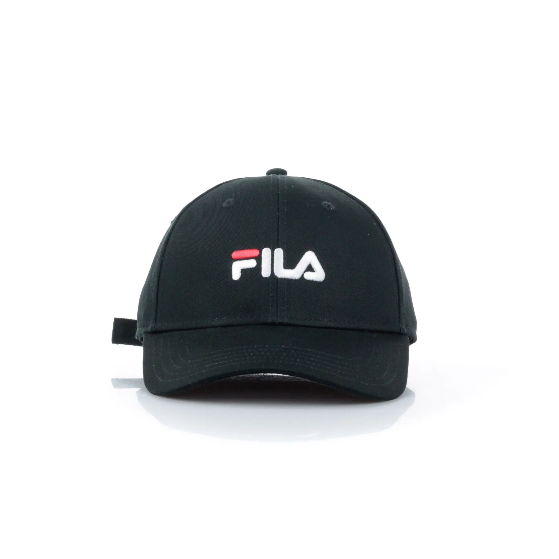 Cappellino Visiera Curva Uomo Linear Logo 6 Panel Black