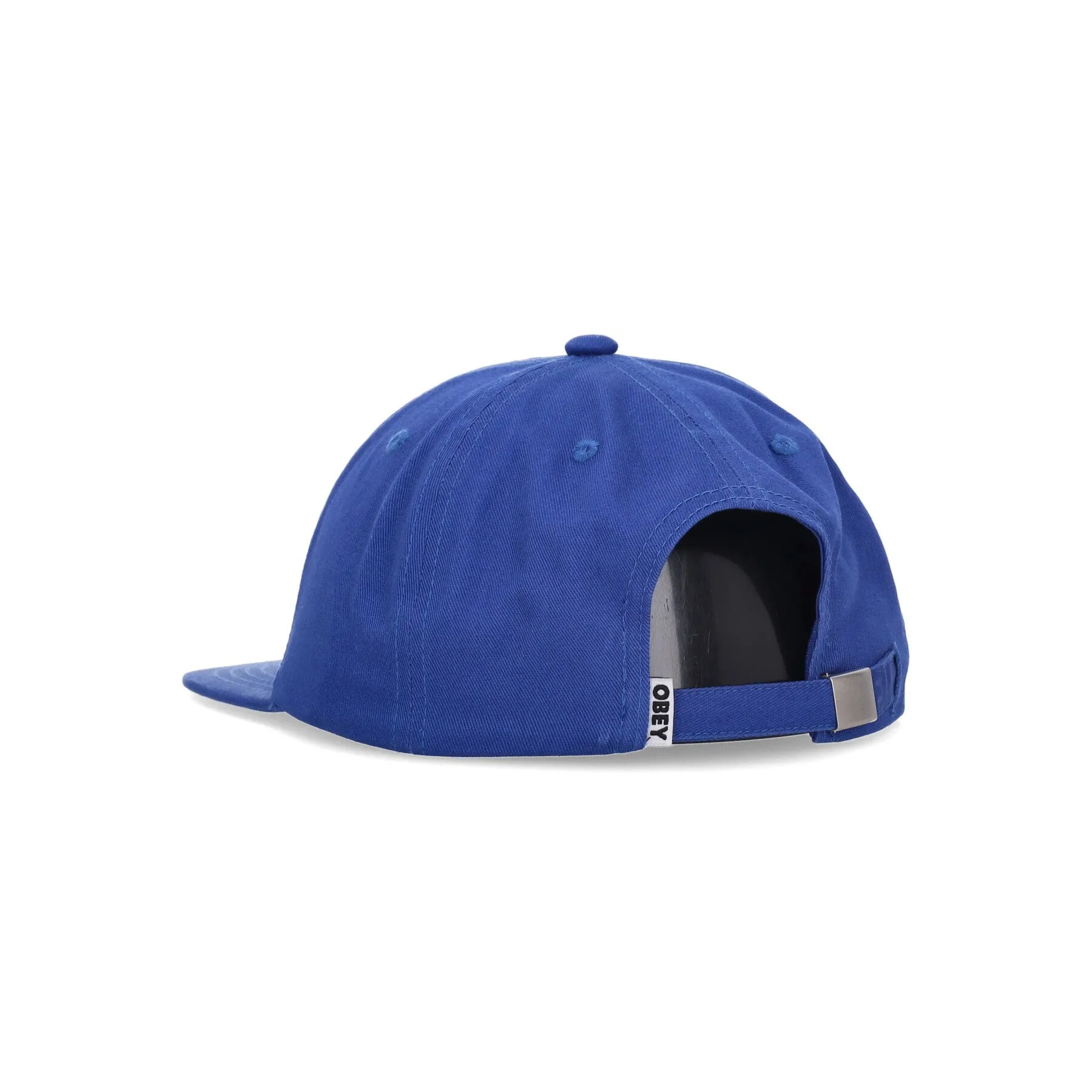 Cappellino Visiera Piatta Uomo Bold Twill 6 Panel Strapback Surf Blue