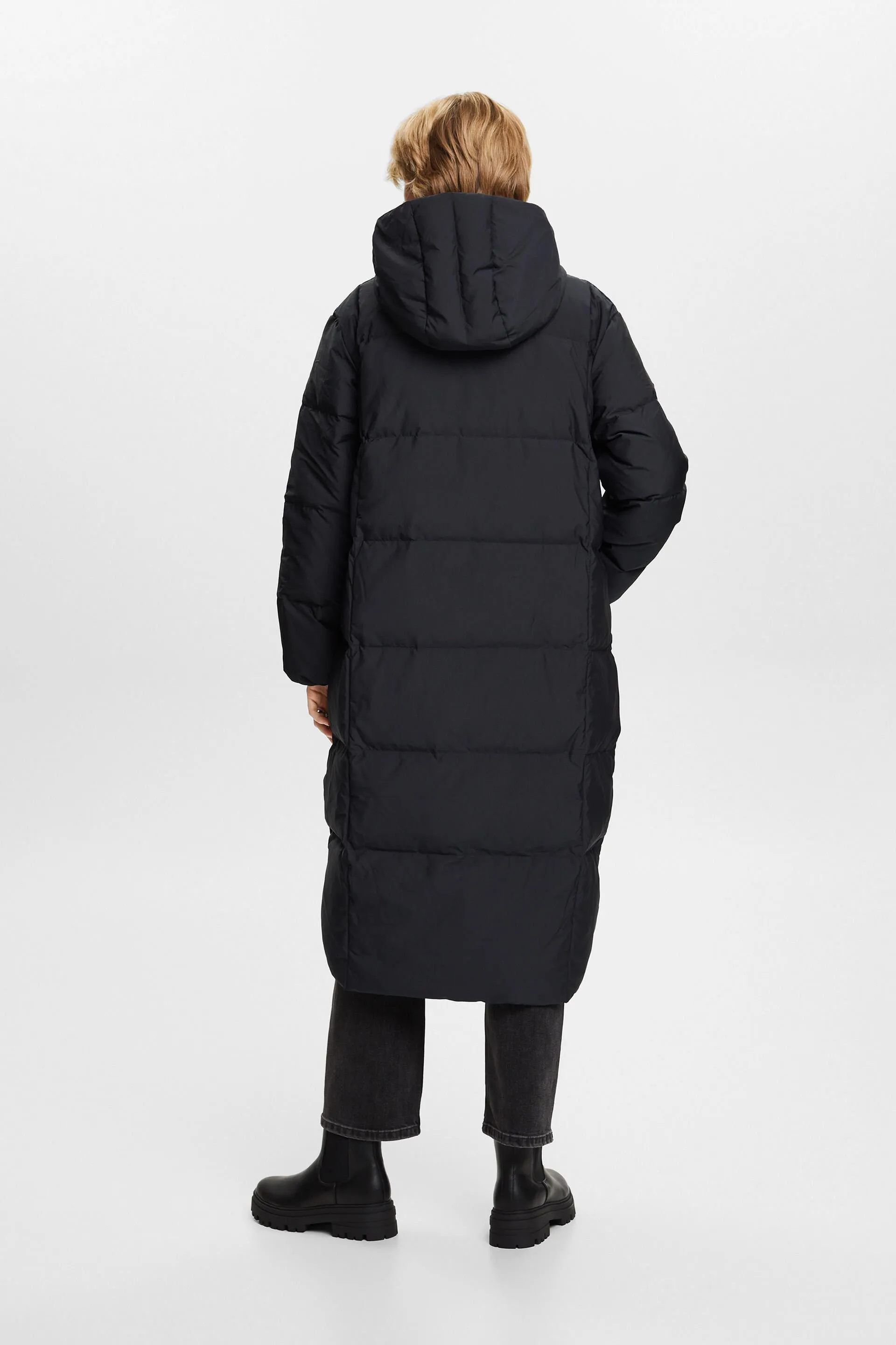 Cappotto a piumino con cappuccio