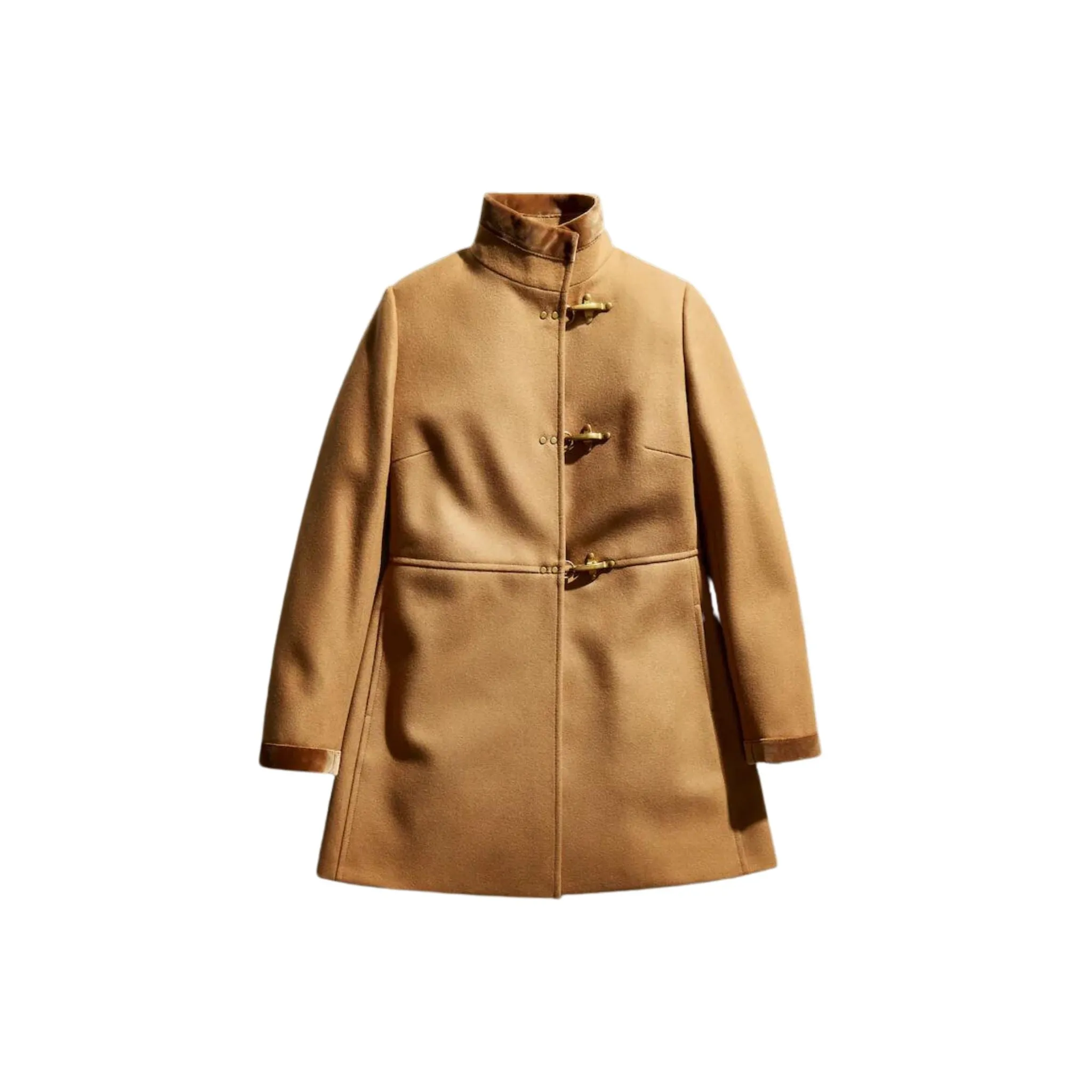 Cappotto Donna con chiusura a tre ganci