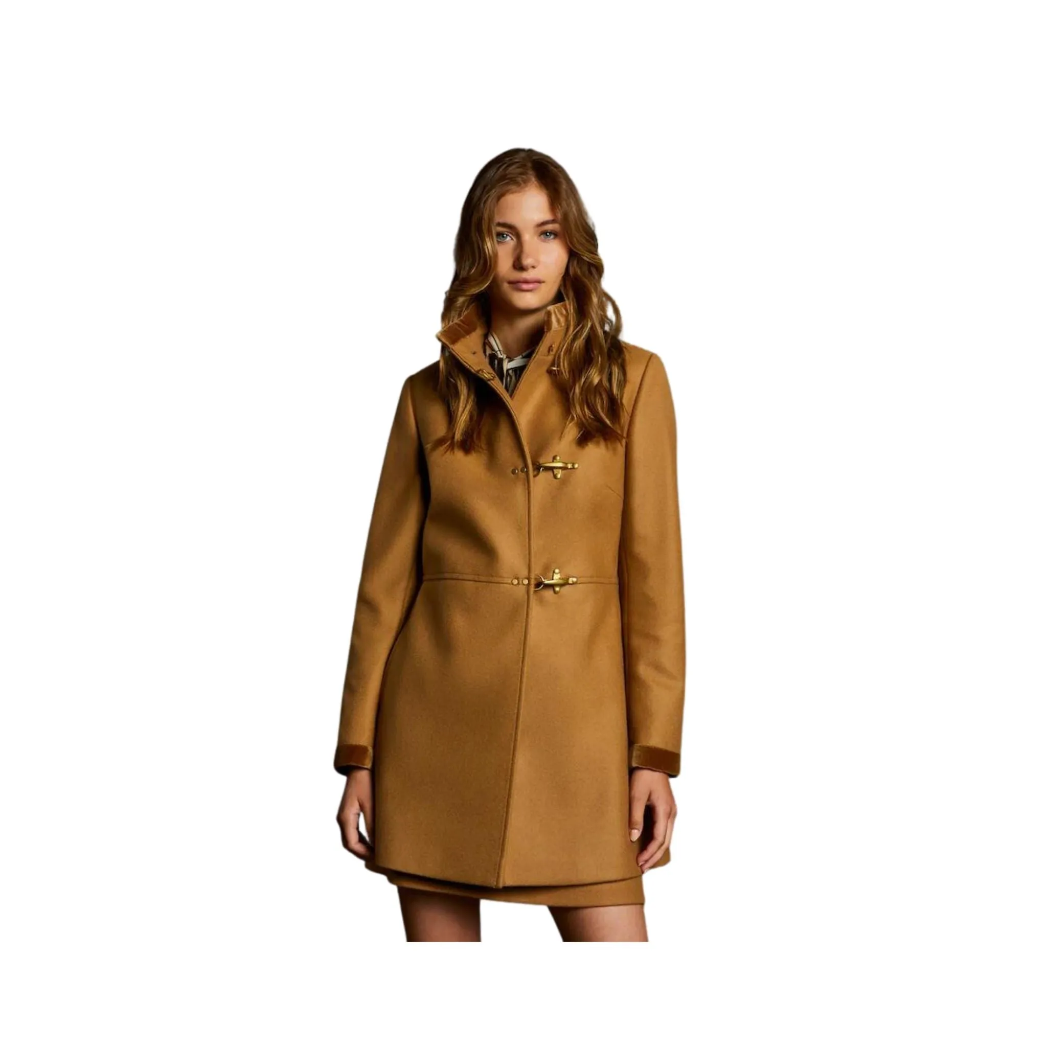 Cappotto Donna con chiusura a tre ganci