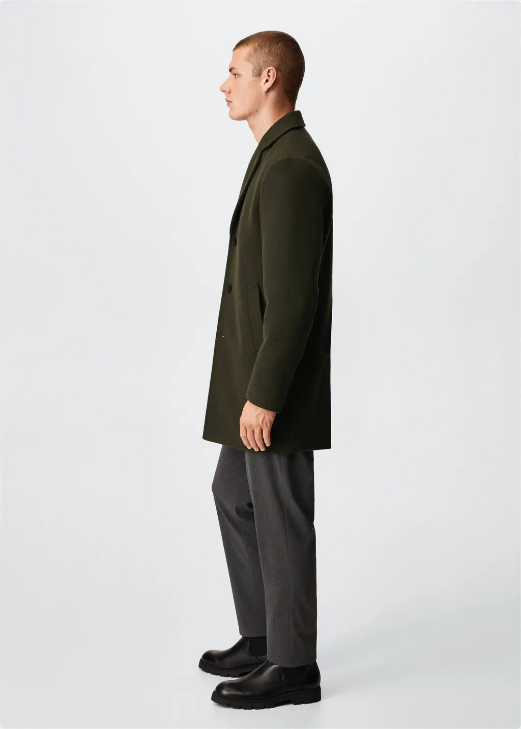 Cappotto lana riciclata