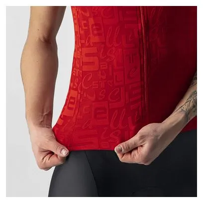 Castelli Promessa Maglia Jacquard Rossa