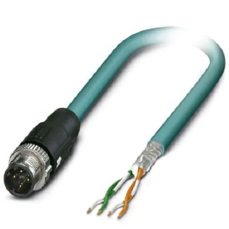 Cavo Ethernet Cat5 (schermato) Phoenix Contact col. Blu, L. 5m, Con terminazione