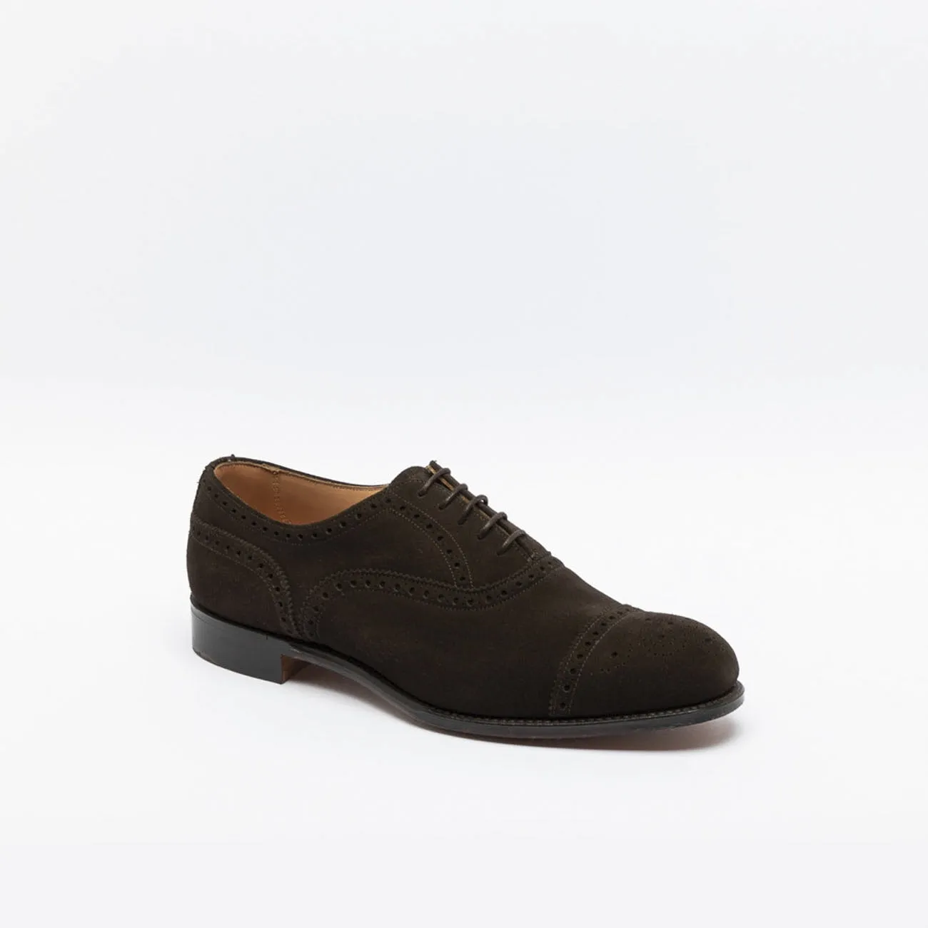 Cheaney Joseph & Sons Stringata oxford Cheaney Joseph & Sons Wilfred in camoscio marrone