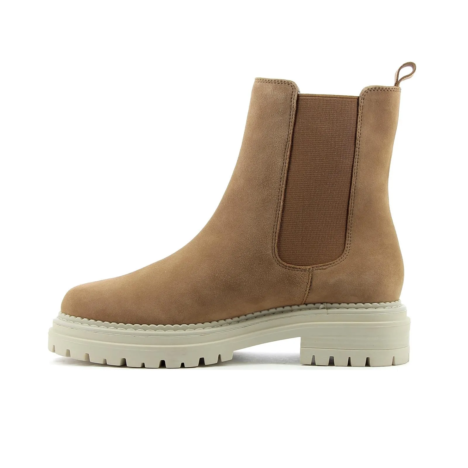 Chelsea boots marroni in pelle