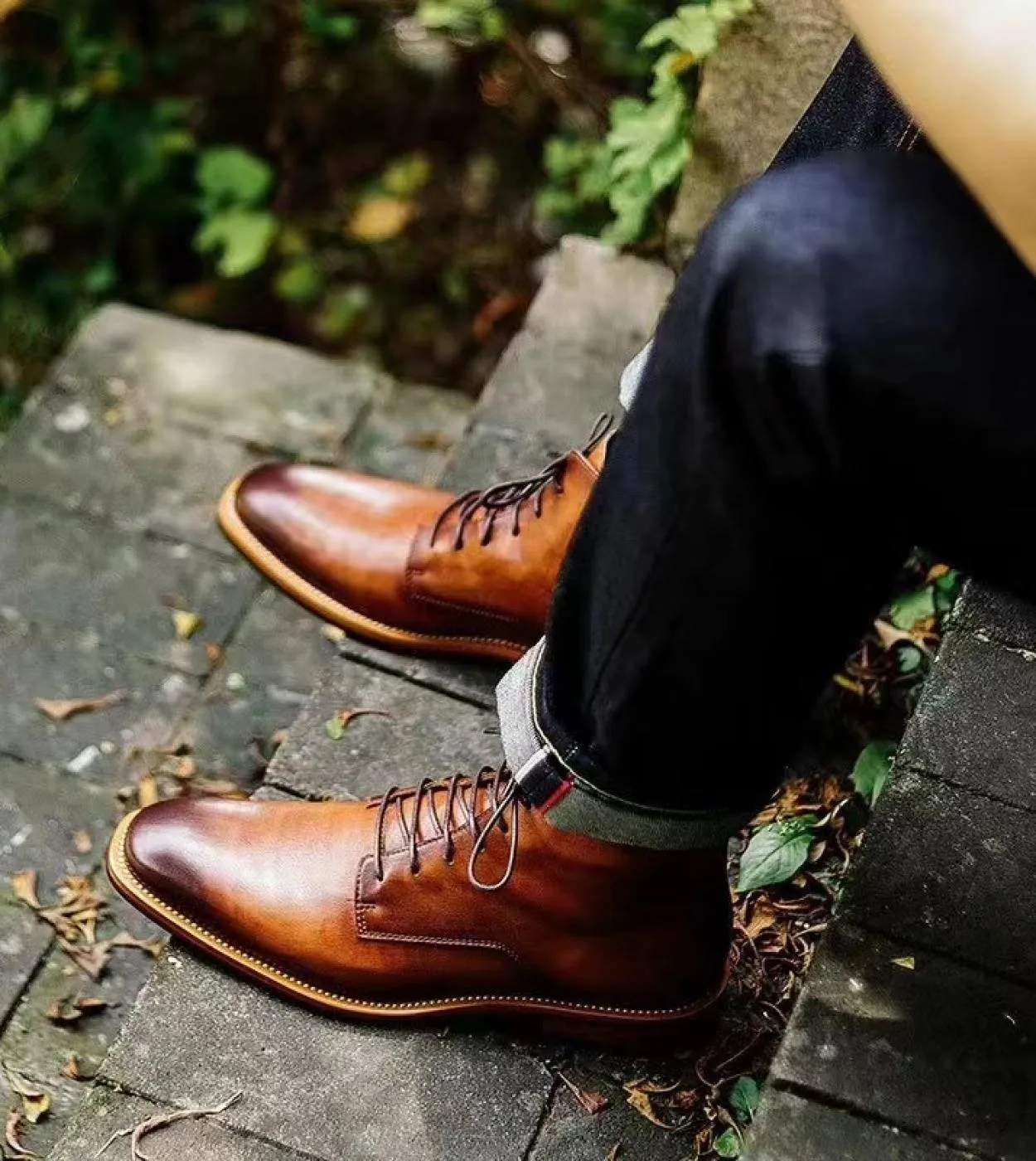 Chelsea Boots Uomo in vera pelle stile britannico 2023 Fashion Chelsea Boots Men