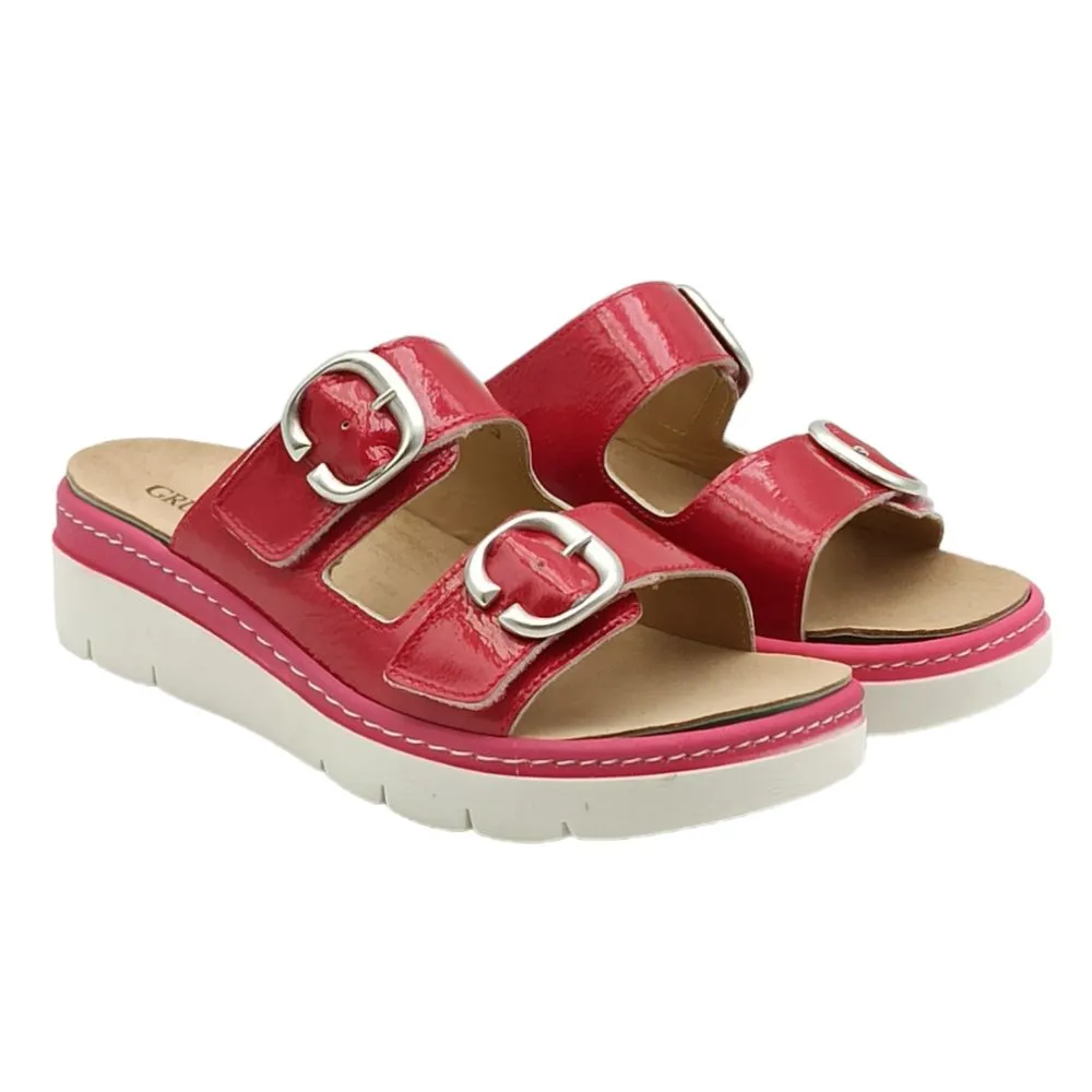 Ciabatta Donna pelle estraibile Grunland MOLL CE0856-68 Fuxia