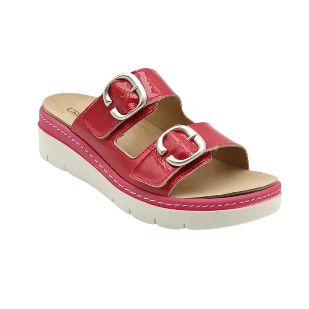 Ciabatta Donna pelle estraibile Grunland MOLL CE0856-68 Fuxia