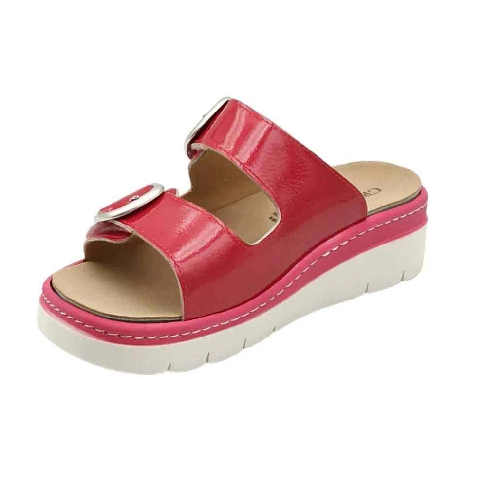 Ciabatta Donna pelle estraibile Grunland MOLL CE0856-68 Fuxia