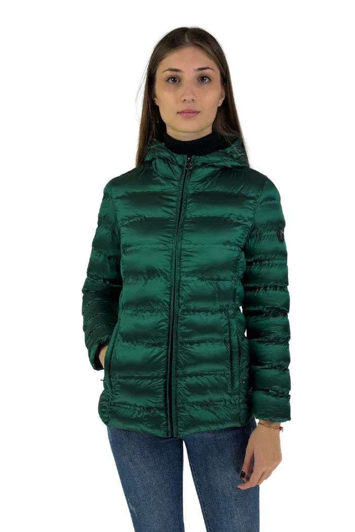 Clinchberry piumino in nylon termo pressato con cappuccio cbf23w410