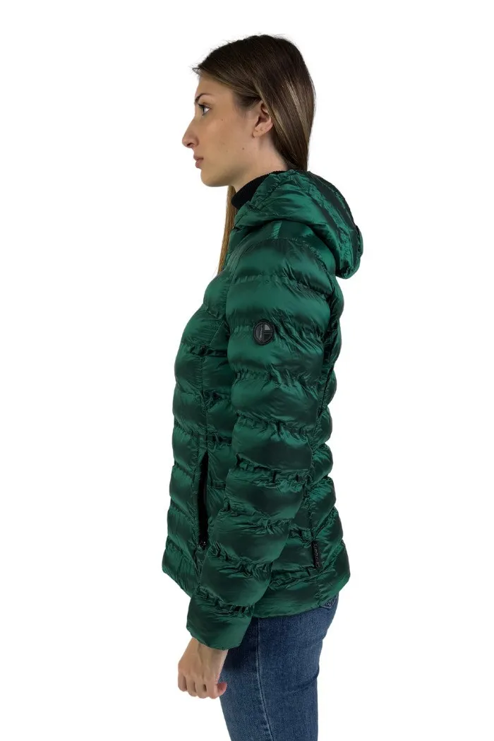 Clinchberry piumino in nylon termo pressato con cappuccio cbf23w410