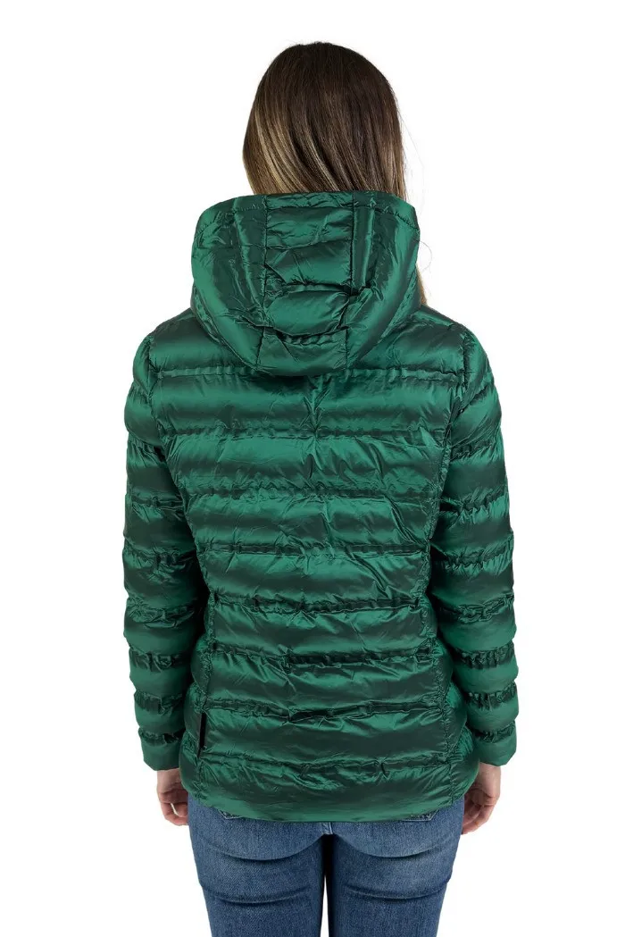 Clinchberry piumino in nylon termo pressato con cappuccio cbf23w410