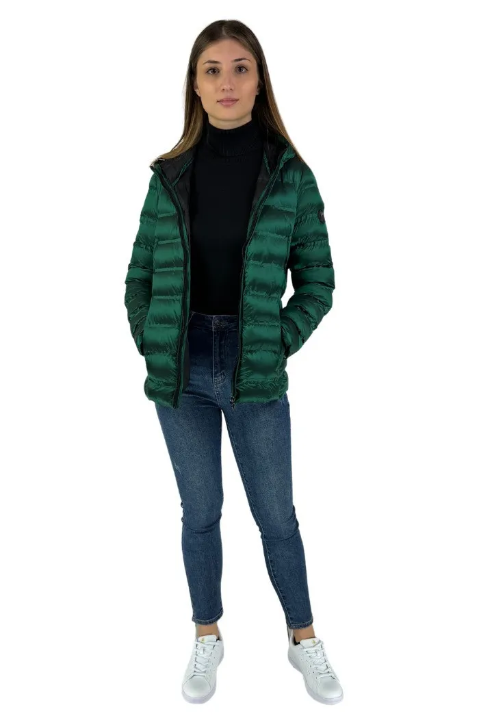 Clinchberry piumino in nylon termo pressato con cappuccio cbf23w410