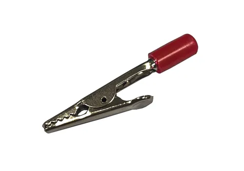 Clip a coccodrillo RS PRO, 4A, apertura 9mm , col. Argento