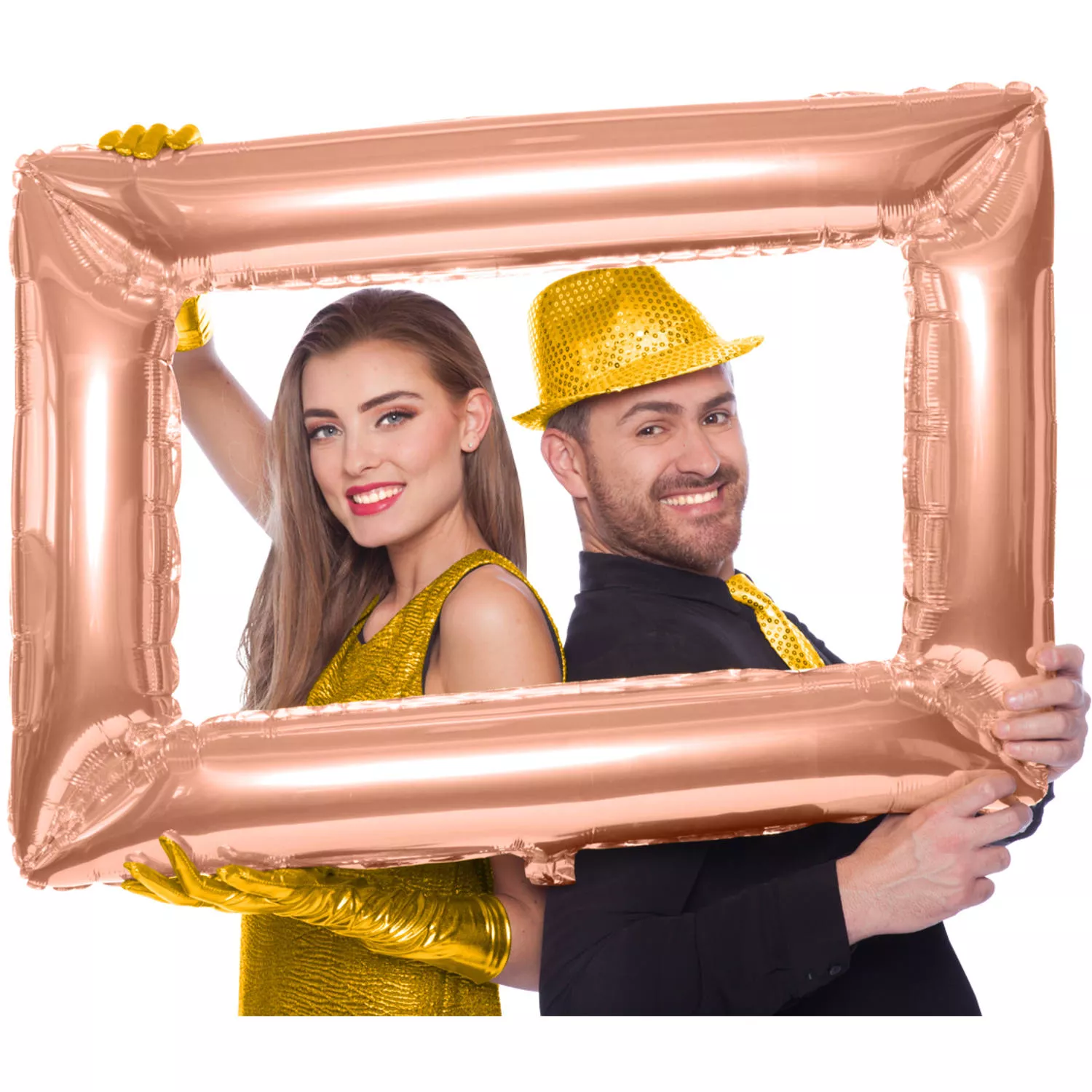 Cornice foto gonfiabile rosa 85 x 60 cm