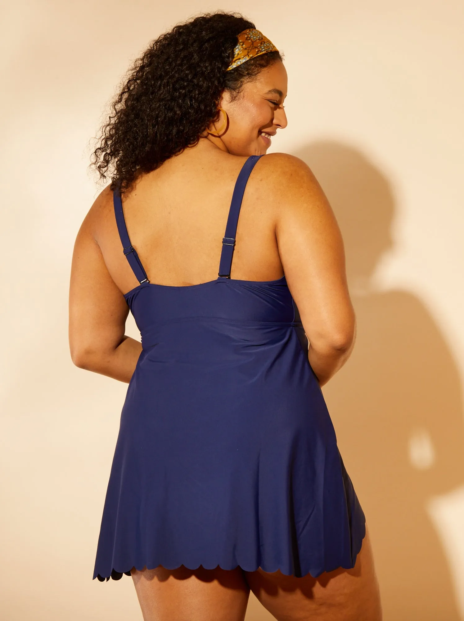 Costume da bagno effetto tankini - Intero - BLU