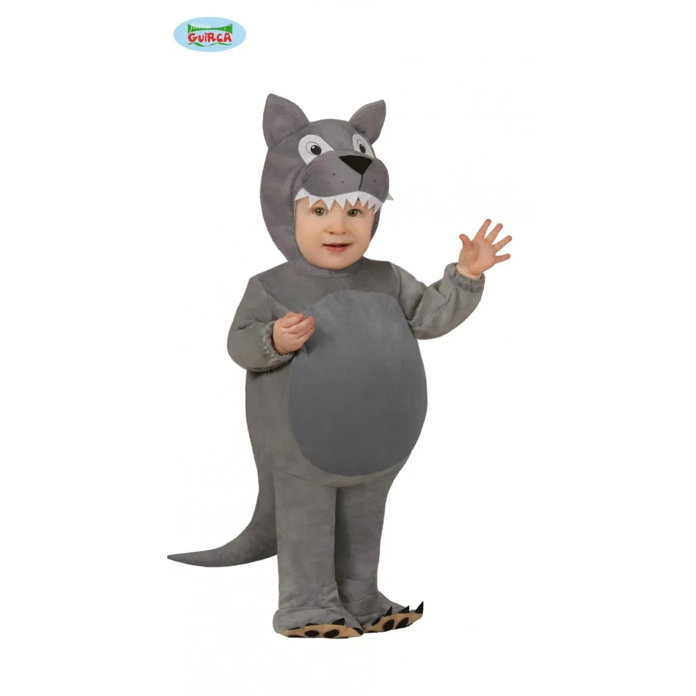 Costume da Lupo per Neonato per Feste in Maschera o per Feste a Tema, 12/24 mesi