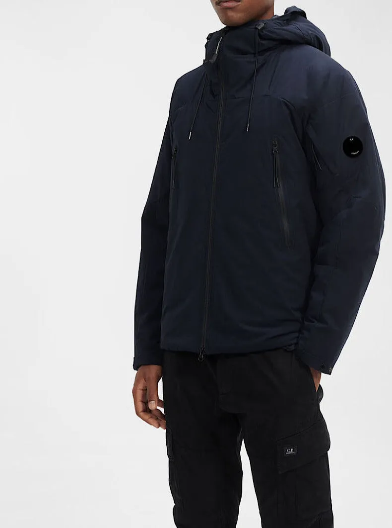 CP Company Giacca imbottita blu navy con cappuccio