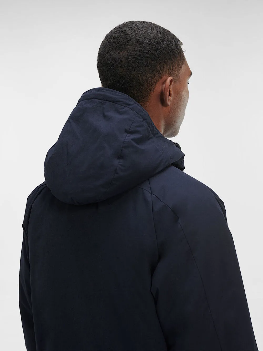 CP Company Giacca imbottita blu navy con cappuccio
