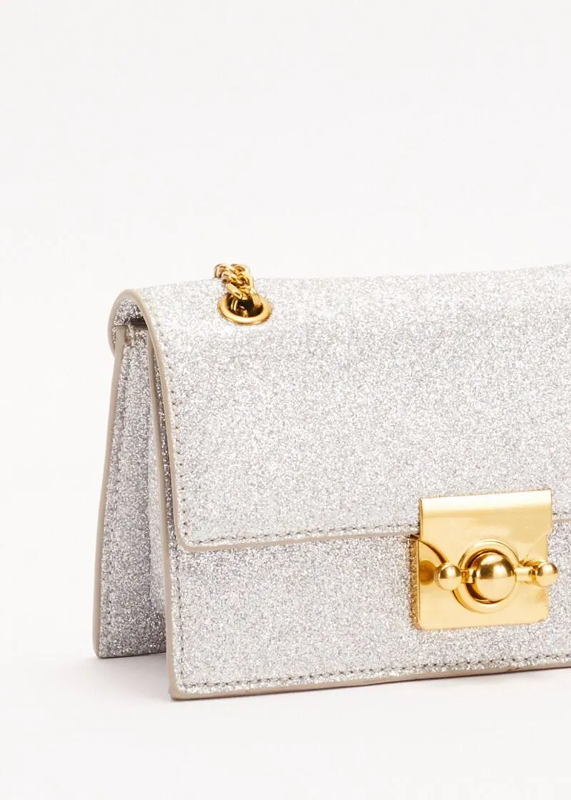 Crossbody in texture glitterata