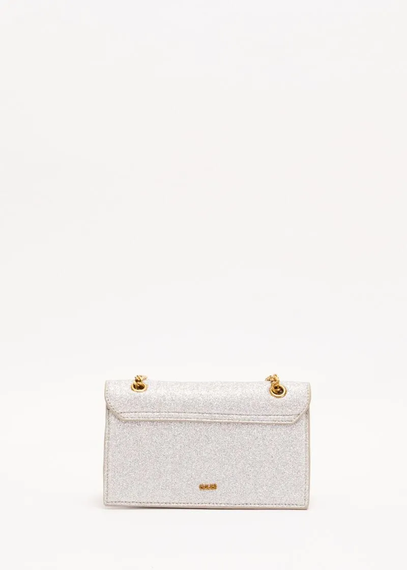 Crossbody in texture glitterata