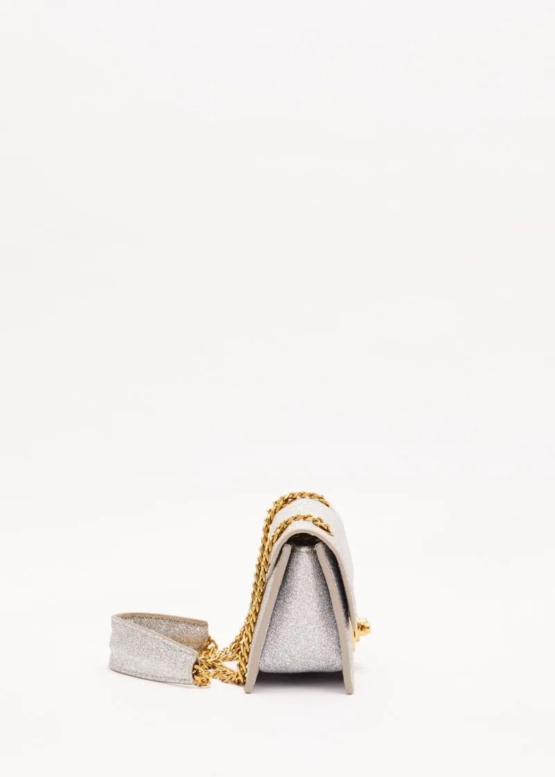 Crossbody in texture glitterata