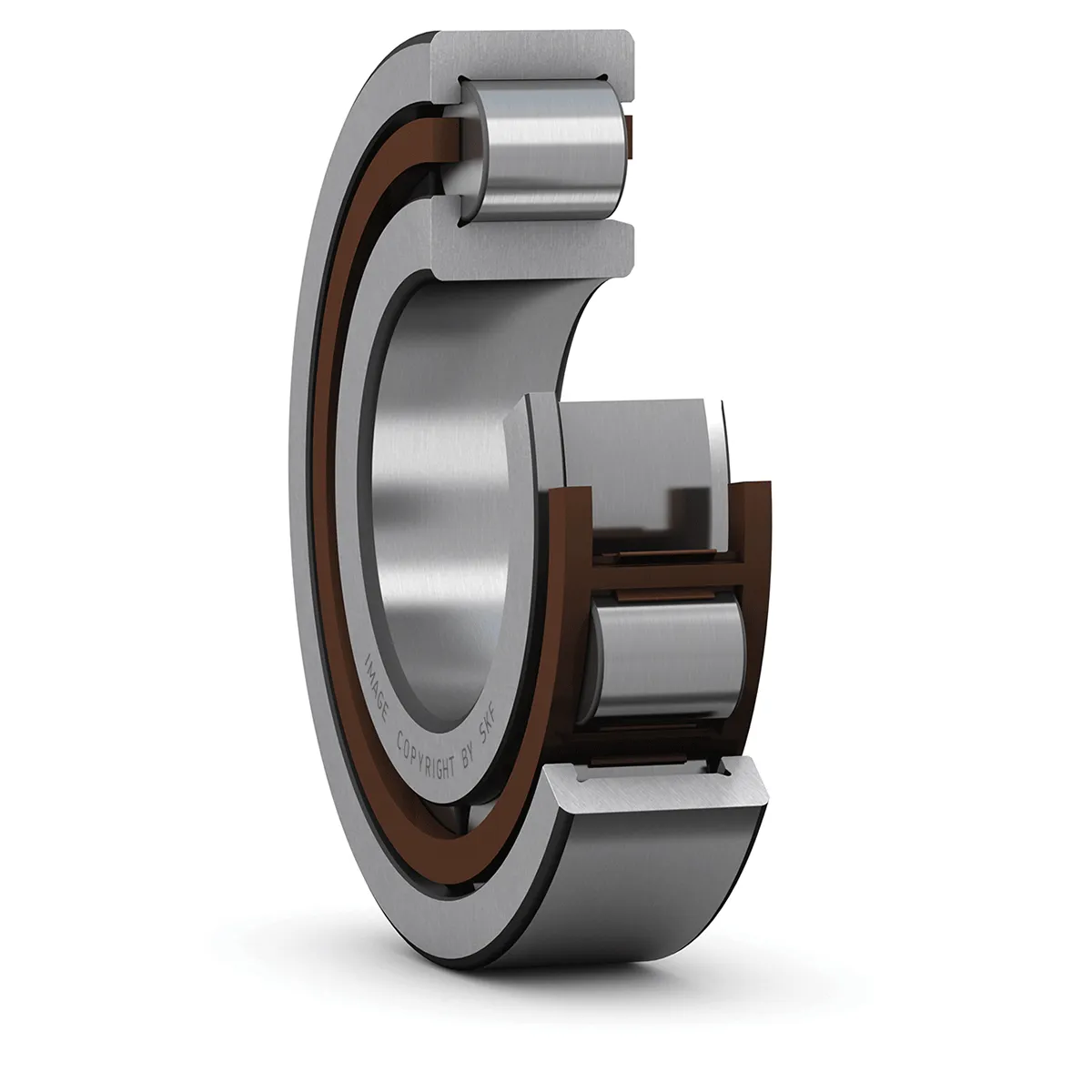 Cuscinetto a rullo SKF, Ø int. 25mm, Ø est. 52mm, guida larga 15mm