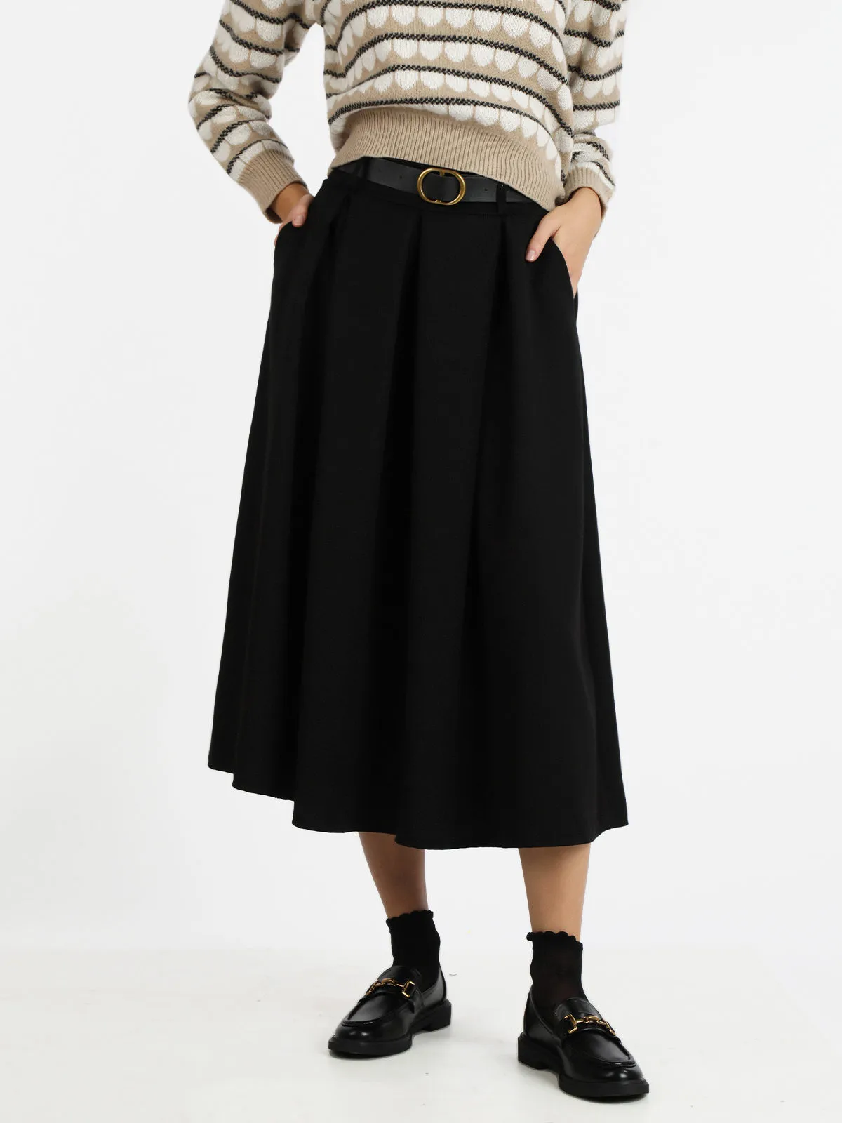Daystar Jupe midi avec ceinture