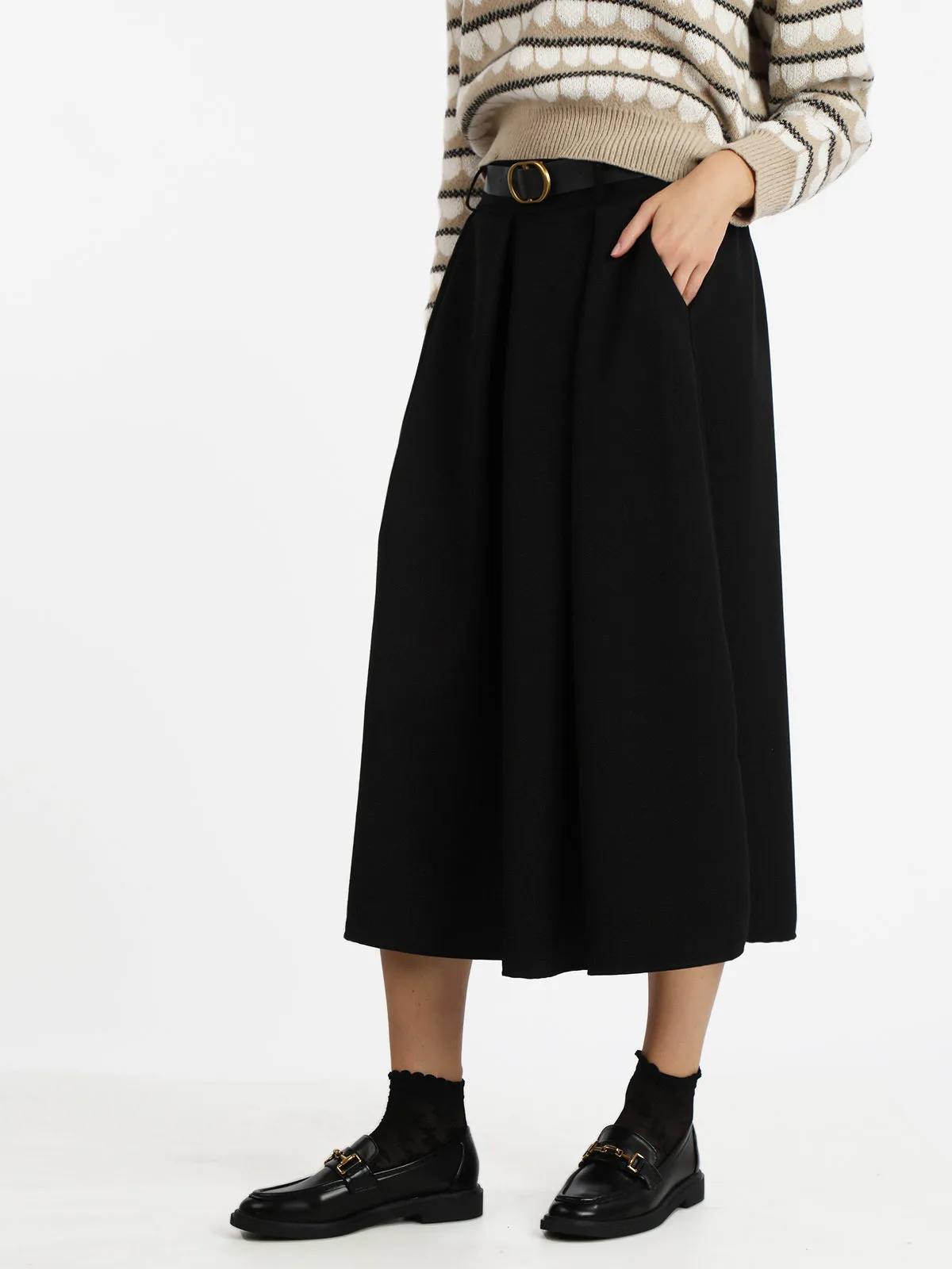 Daystar Jupe midi avec ceinture