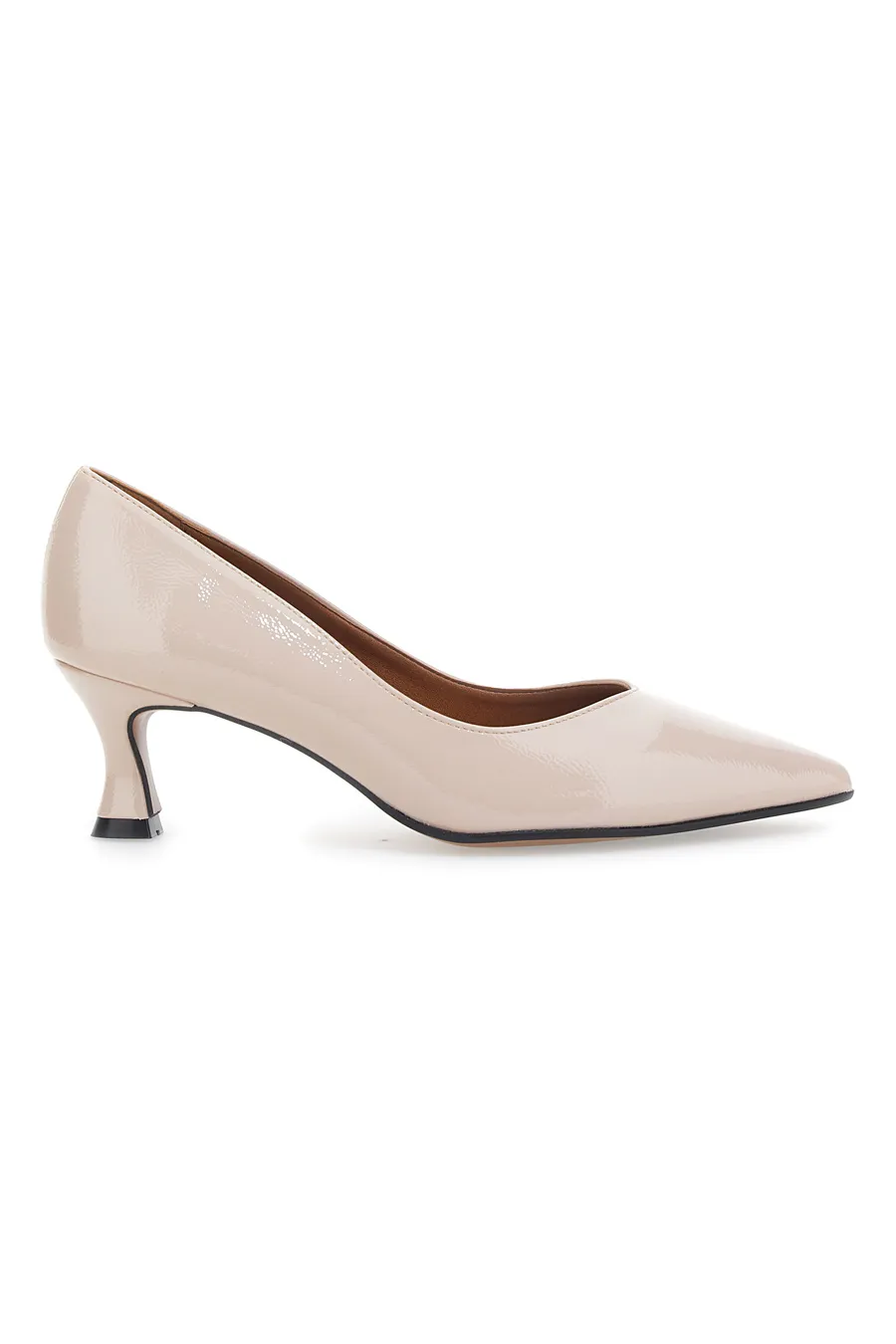 Décolleté nude con tacco basso a rocchetto Pittarello Couture 61
