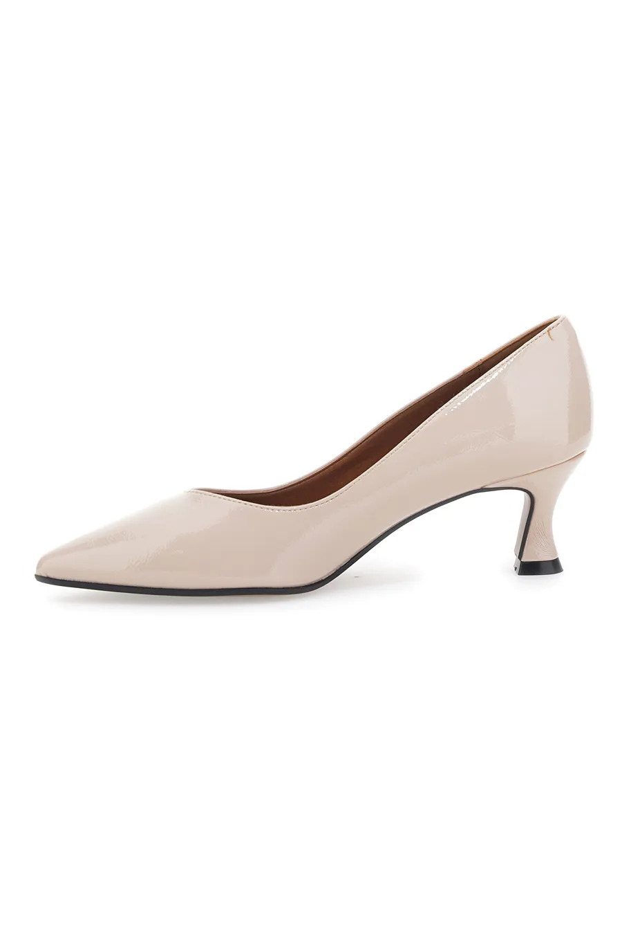 Décolleté nude con tacco basso a rocchetto Pittarello Couture 61