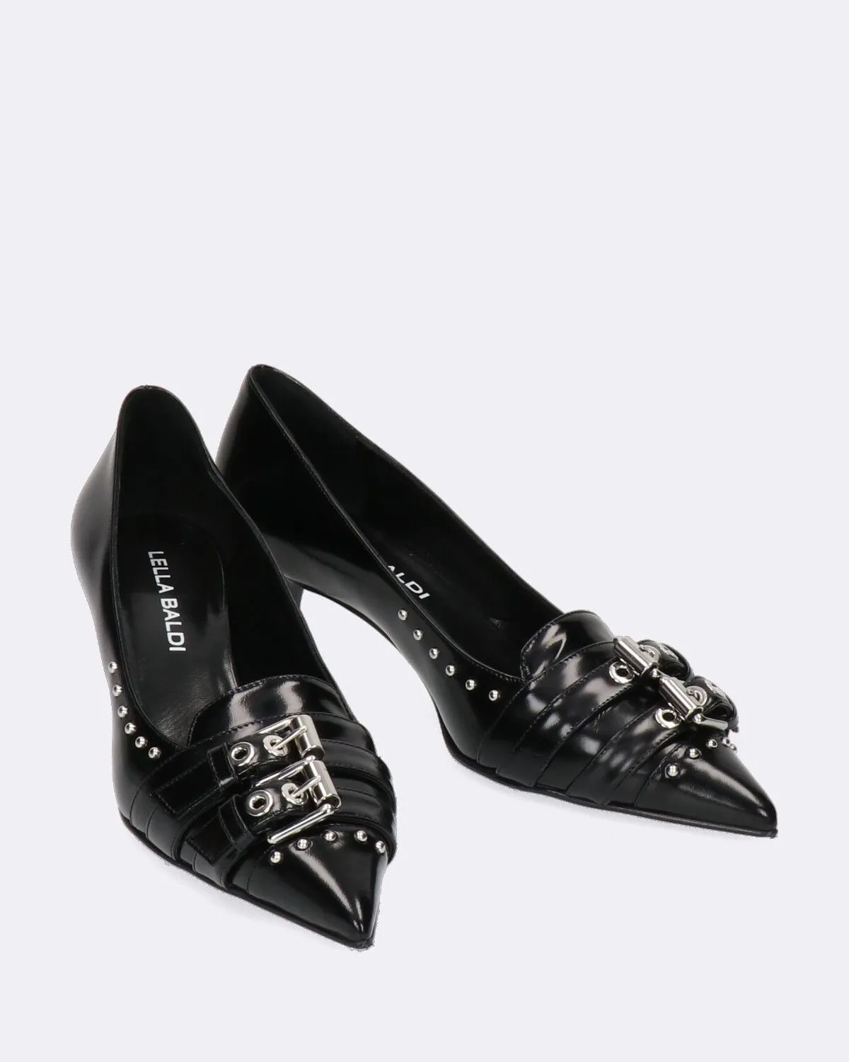 Decollete Laredo Nero Tacco Basso