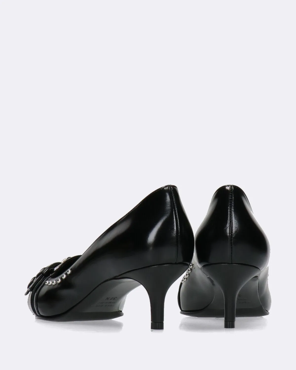 Decollete Laredo Nero Tacco Basso