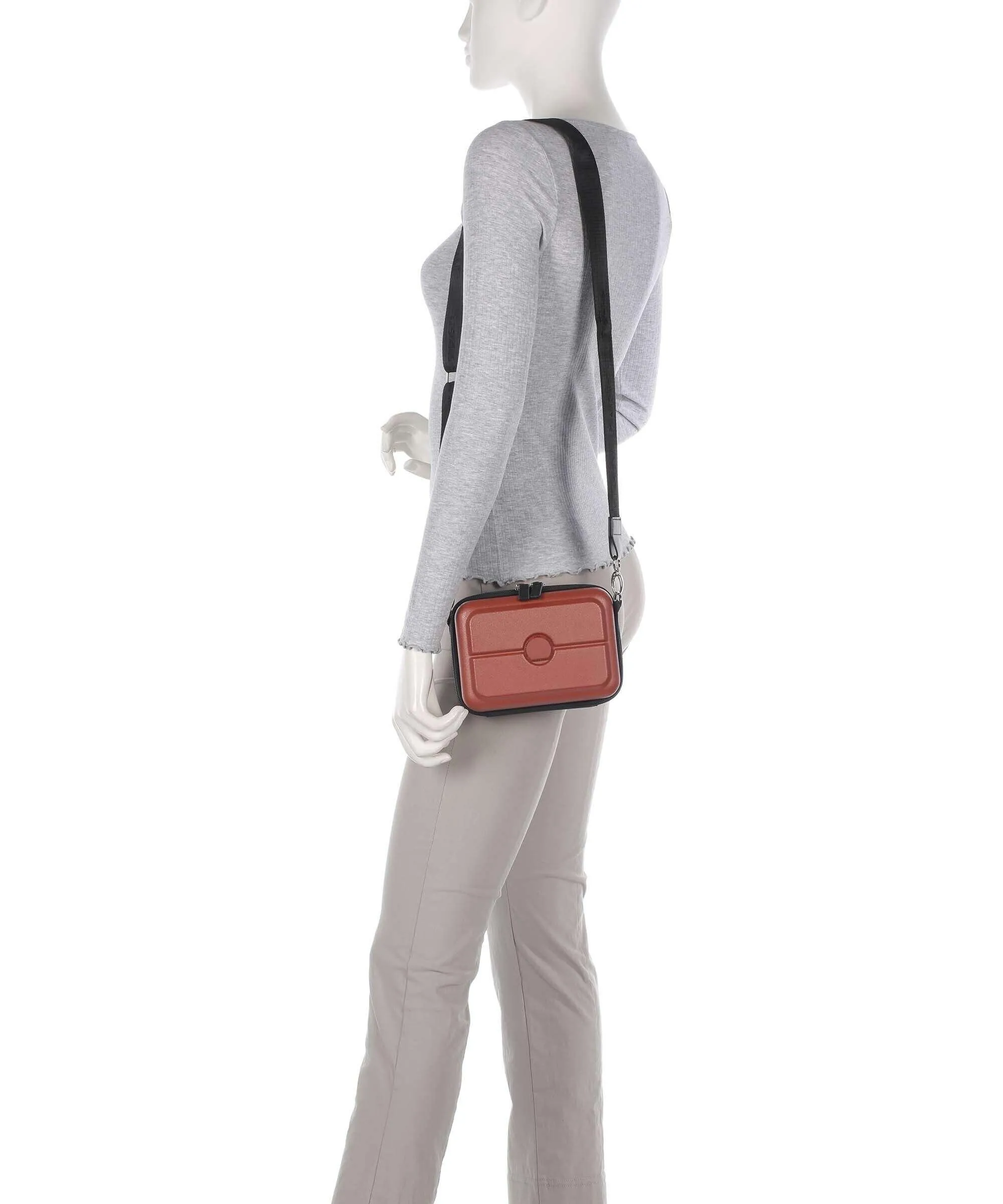 Delsey Paris Turenne 2.0 Borsa a tracolla policarbonato ambra  