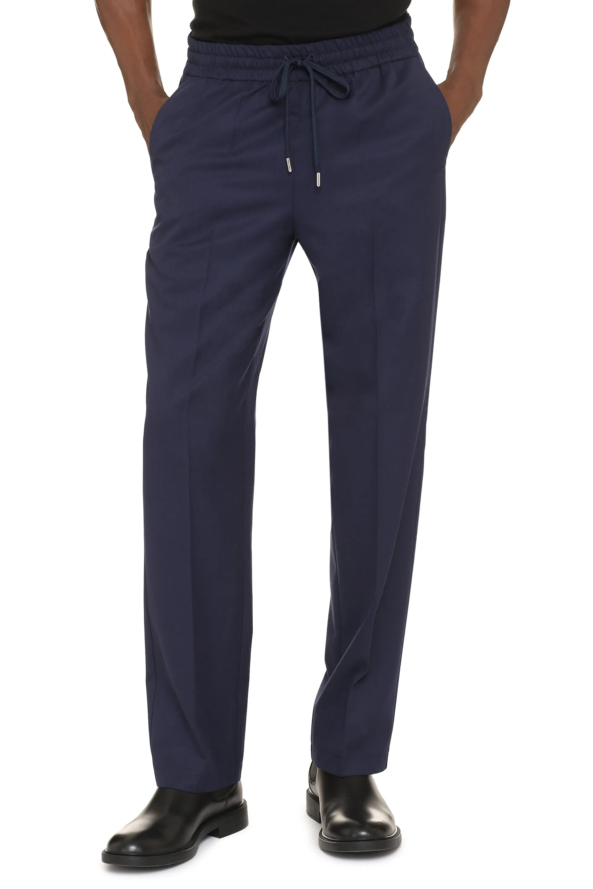Drôle de Monsieur Pantaloni Droit in misto lana